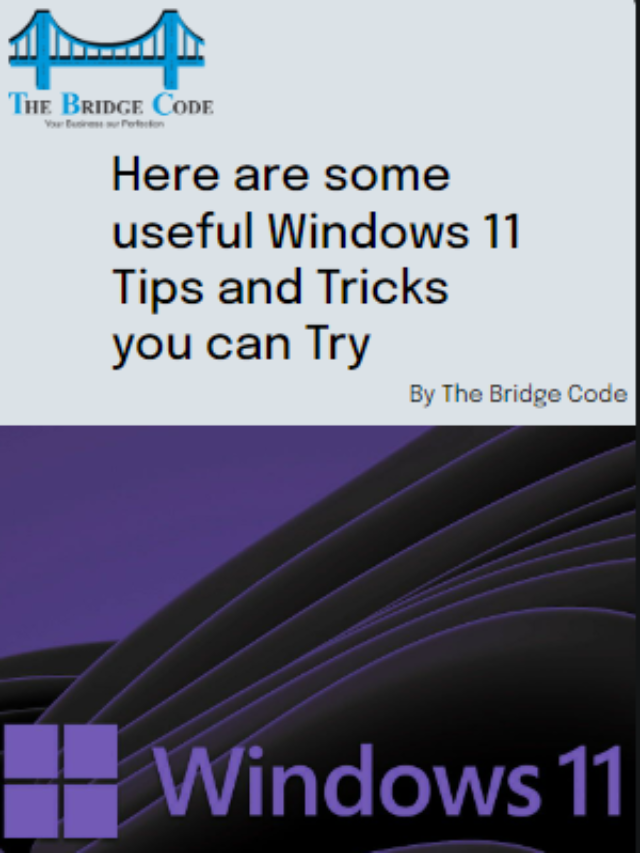 Here are some useful Windows 11 Tips and Tricks you can Try