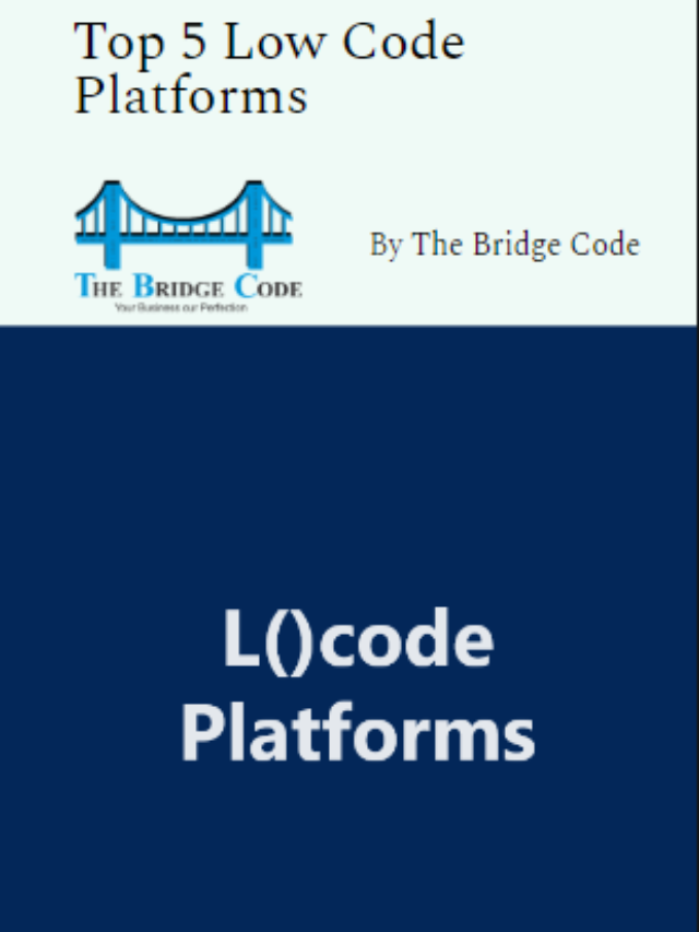 Top 5 Low Code Platforms